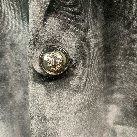 WEEN CHARM Velvet Blazer for Men One Button Tuxedo Jacket Black Large NWT - Picture 6 of 15